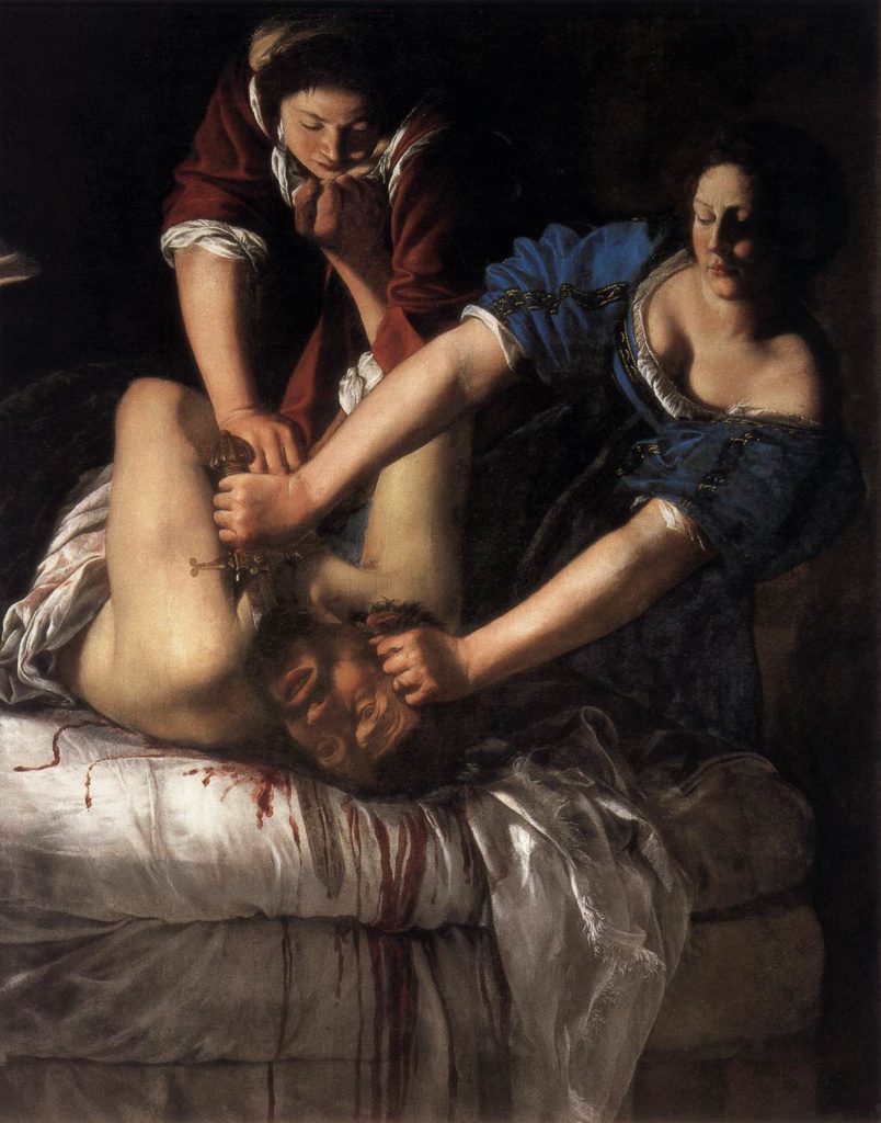 Artemisia Gentileschi Judith Beheading Holofernes c. 1614-1620